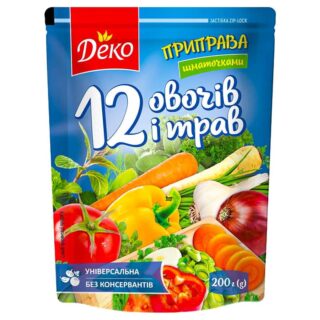 12 овощей и трав кусочками Противень 200г