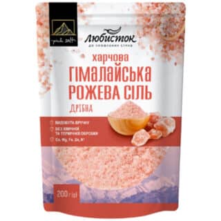 Гималайская соль розовая мелкая Любисток 200г