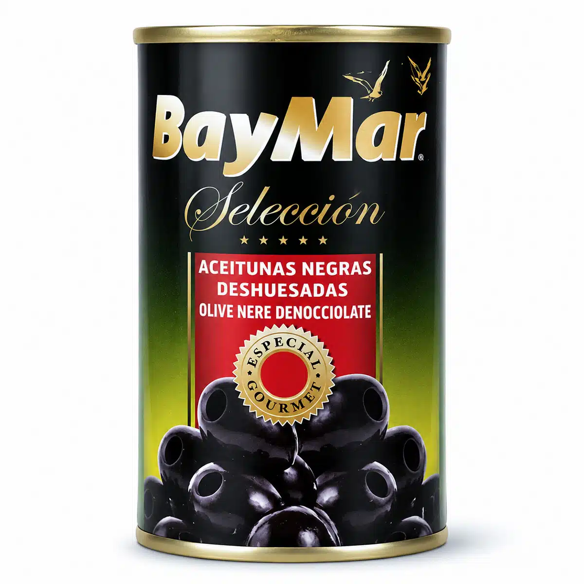Оливки черные без кости BayMar 350г