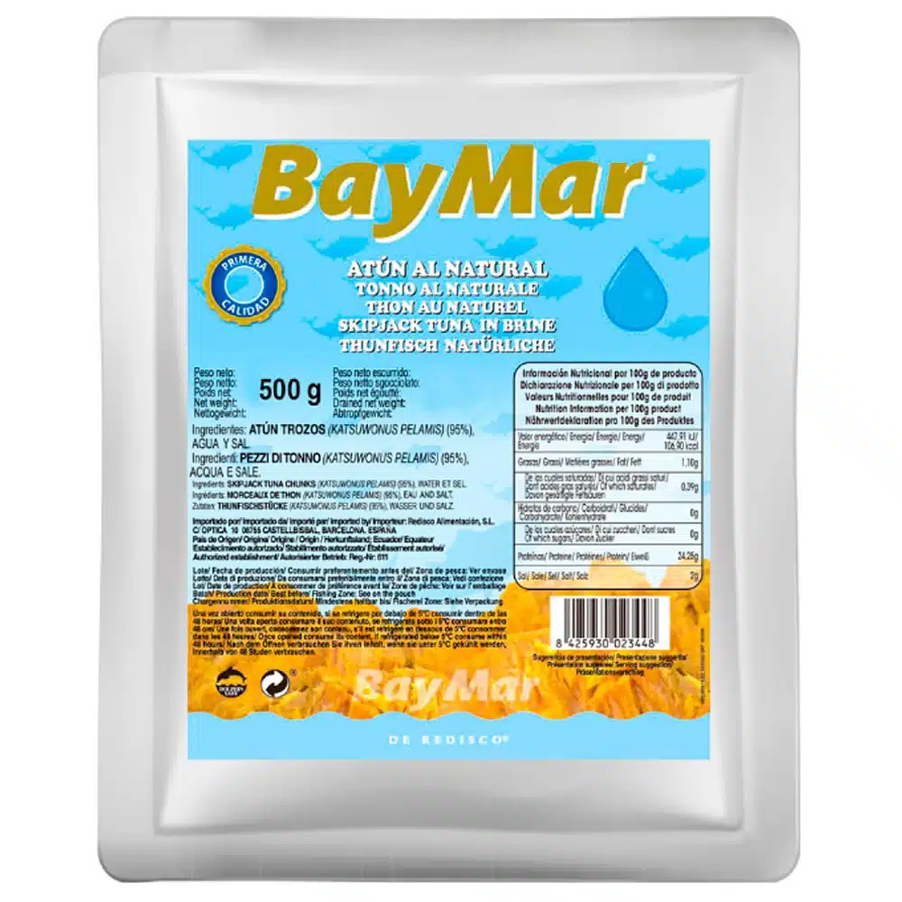 Тунець BayMar у власному соку 500г