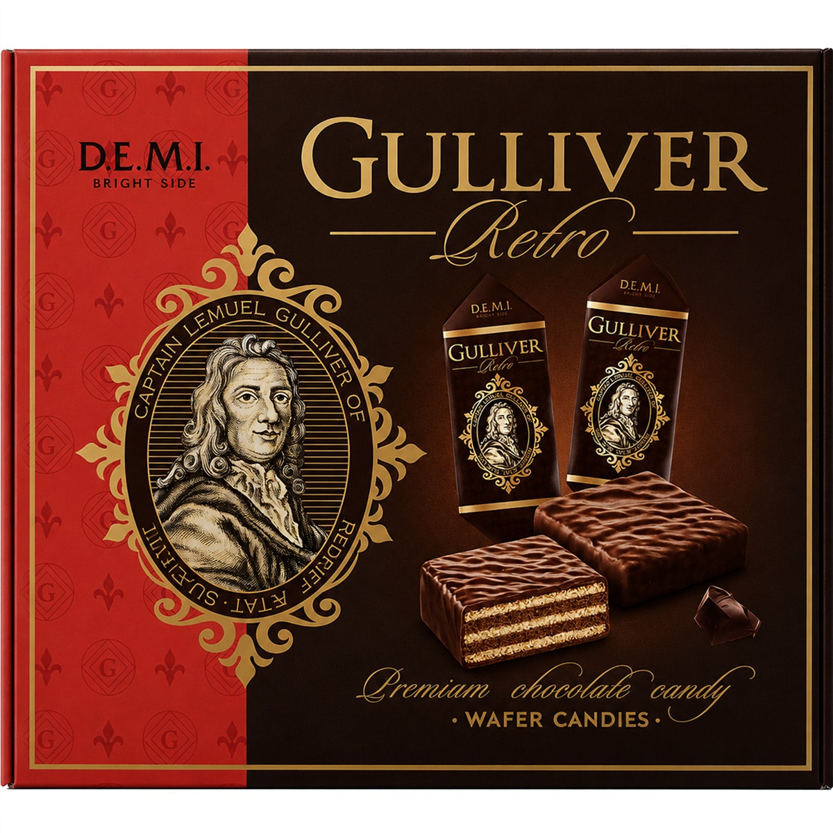 Конфеты Gulliver Retro DEMI 1,05 кг Конфеты Gulliver Retro DEMI 1,05 кг