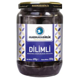 Оливки черные резаные Marmarabirlik 350г