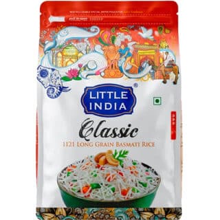 Рис индийский басмати золотистый Little India Classic 5кг