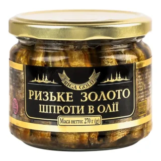 Шпроти в олії Riga Gold Ризьке золото 270г