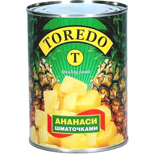Консервированные ананасы Toredo