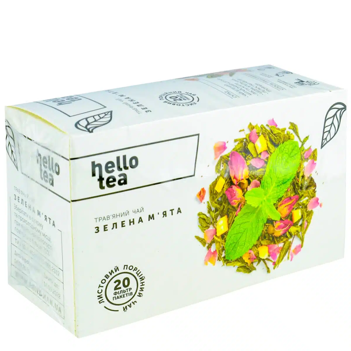 Чай трав'яний Hello Tea Зелена м'ята Чай трав'яний Hello Tea Зелена м'ята
