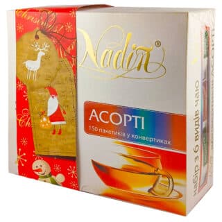 Чай подарочный ассорти Nadin 150пакетов.
