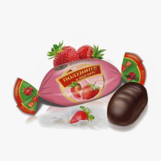 Конфеты Asal Клубника в йогурте