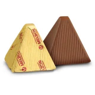 Цукерки Melbon Pyramid Молочний шоколад з мигдальним праліне