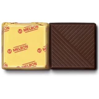 Цукерки Melbon Squared Гіркий шоколад з гірким праліне і зерновою сумішшю