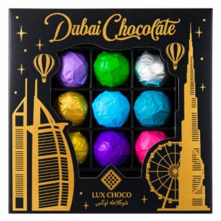Дубайские конфеты Lux Choco Black (9 вкусов) 340г