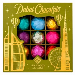 Дубайские конфеты Lux Choco GREEN (9 вкусов) 340г
