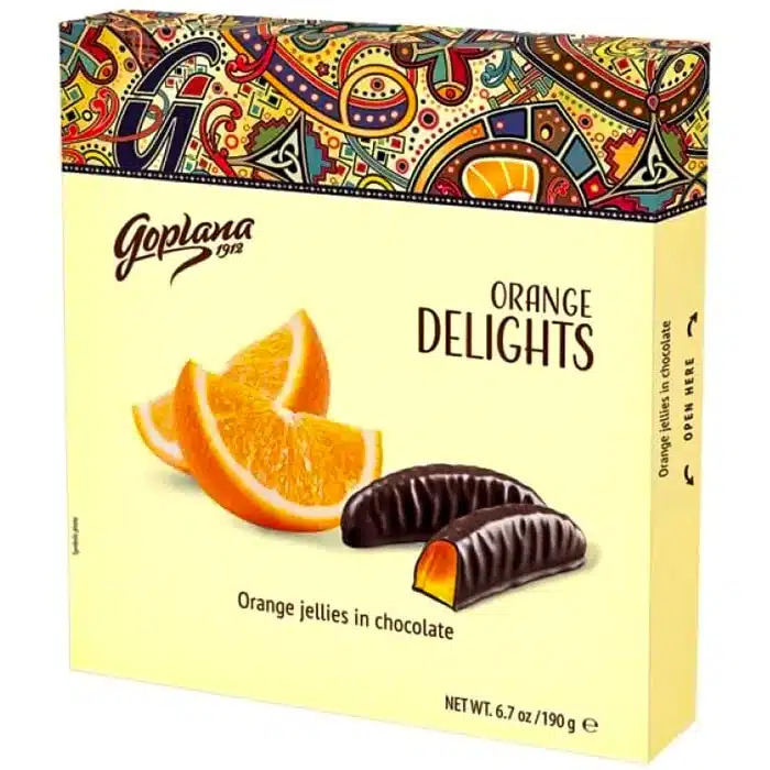 Галаретки со вкусом апельсина Goplana 190г
