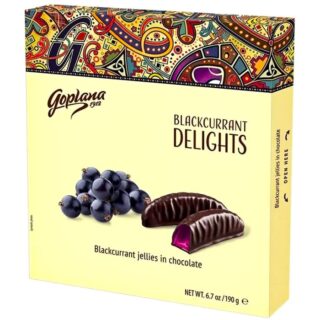Галаретки со вкусом черной смородины Goplana 190г