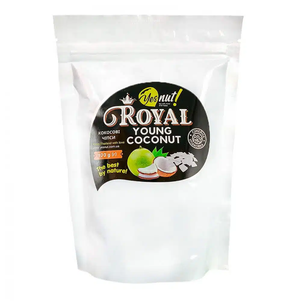 Кокосові чіпси Royal 100г Кокосові чіпси Royal 100г