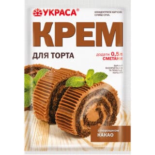 Крем для торта с порошком какао Украшение 70г