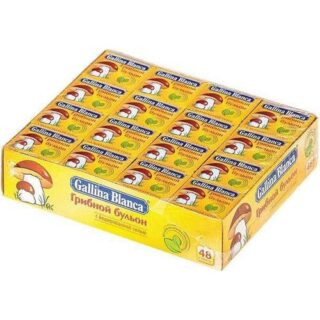 Кубики Gallina Blanca Бульйон грибний 48шт