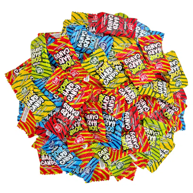 Льодяники кисло-солодкі Extreme Sour Hard Candy Mix Fun Tasty 250г