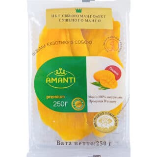 Манго сушеное Amanti 250г (новый урожай)