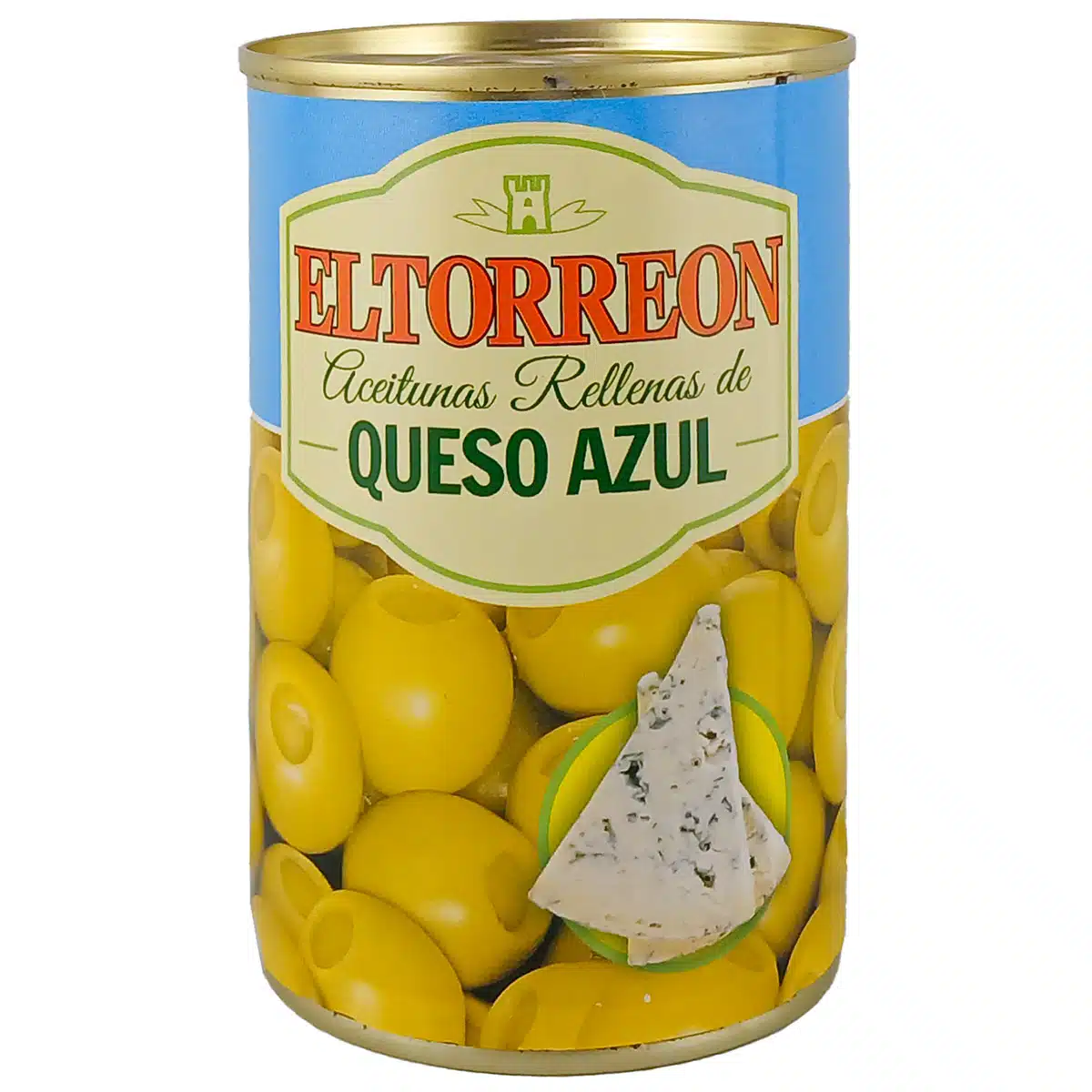 Оливки фаршированные сыром с плесенью El Torreon 300г
