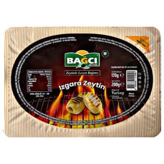 Оливки зеленые на гриле Bagci 200г Турция (без костей)