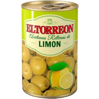 Оливки зеленые с лимоном El Torreon 300г