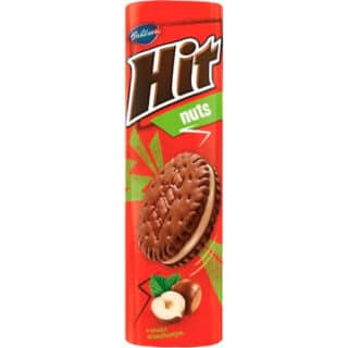 Печенье двухслойное Bahlsen Hit орех 220г
