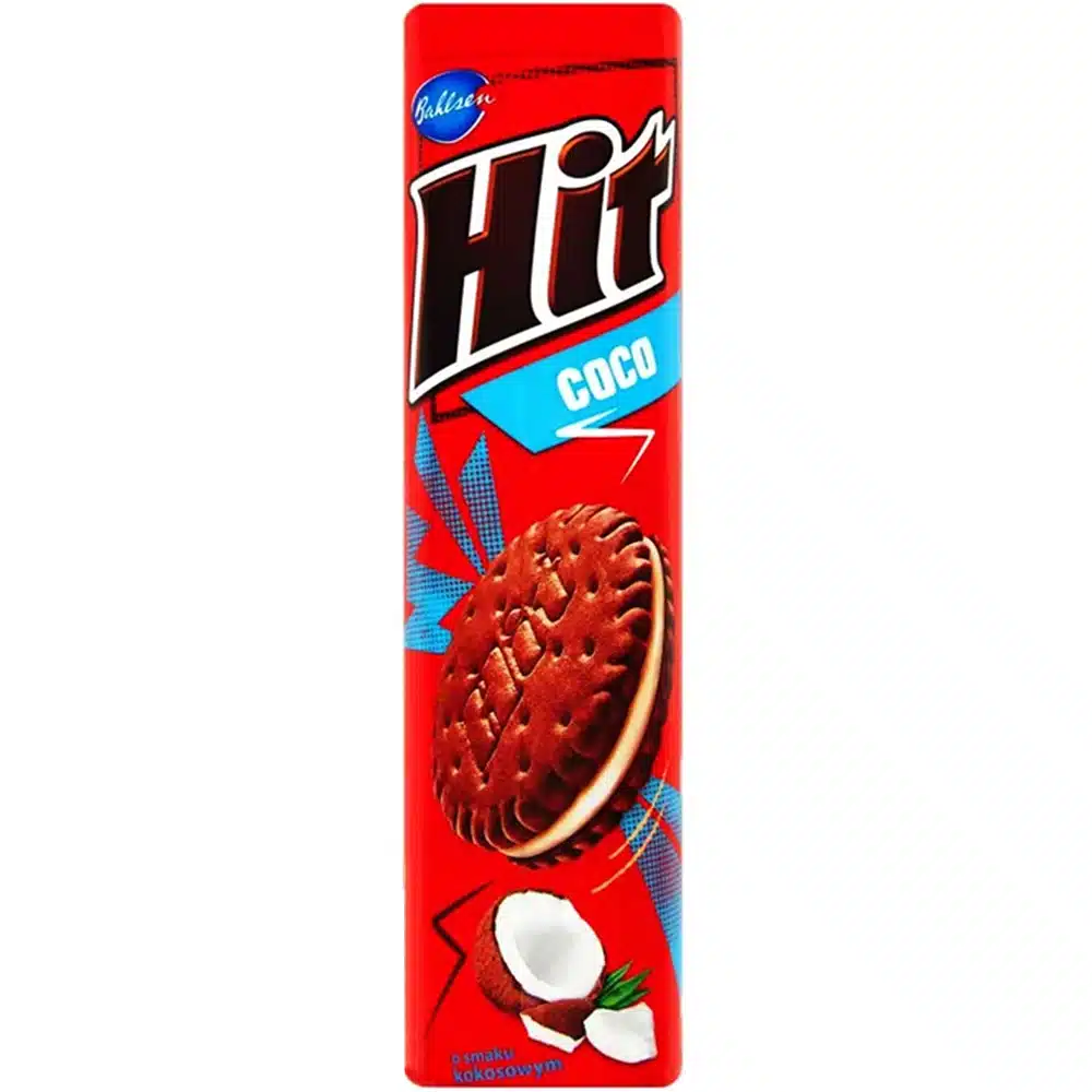 Печенье двухслойное Bahlsen Hit Кокос 220г