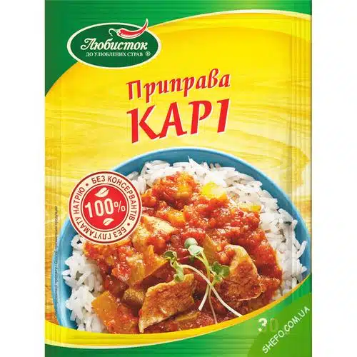 Приправа карри Любисток 25г Приправа карри Любисток