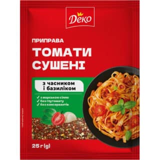 Приправа Томаты сушеные с чесноком и базиликом Противень 25г