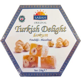 Рахат лукум Sabah Hazelnut с фундуком 250г (Турция)