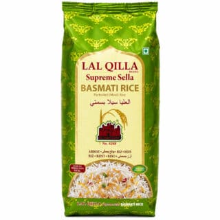 Рис басматі індійський пропарений Lal Qilla 1кг
