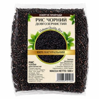 Рис черный длиннозернистый 500г
