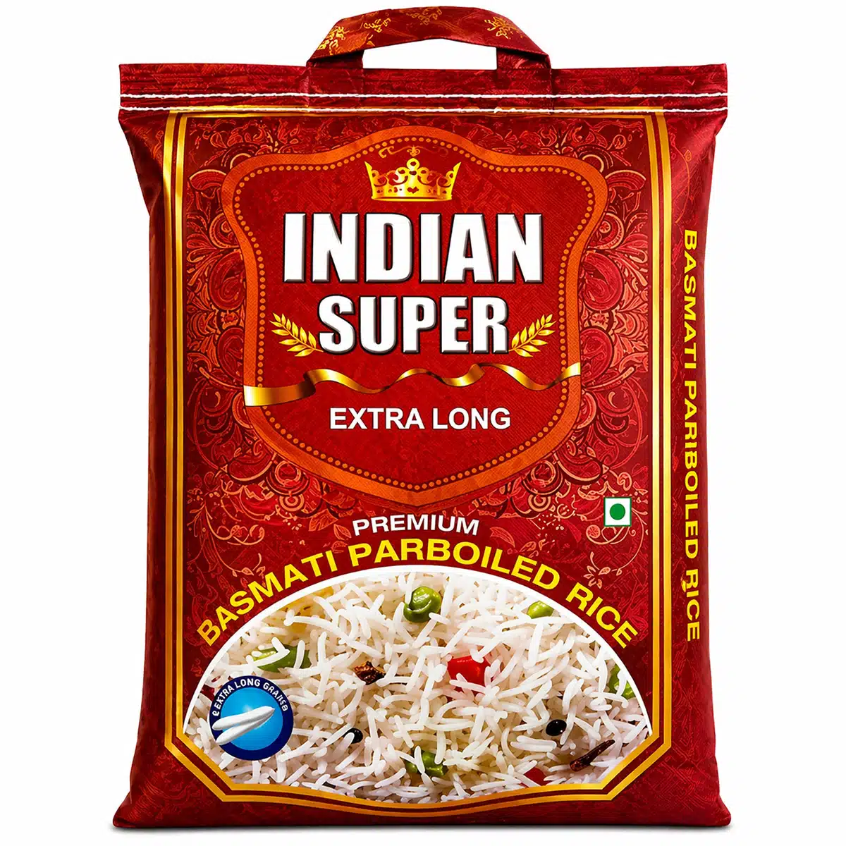 Рис индийский басмати пропаренный Indian Super 5 кг