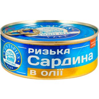 Сардина в масле Ventspils 240г