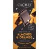 Шоколад CACHET Dark Almonds & Orange 100г