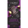 Шоколад CACHET Dark Ginger & Blackberry (ожина імбир) 100г