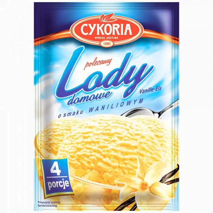 Сухе морозиво зі смаком Ванілі Cykoria 60г Сухе морозиво зі смаком Ванілі Cykoria 60г