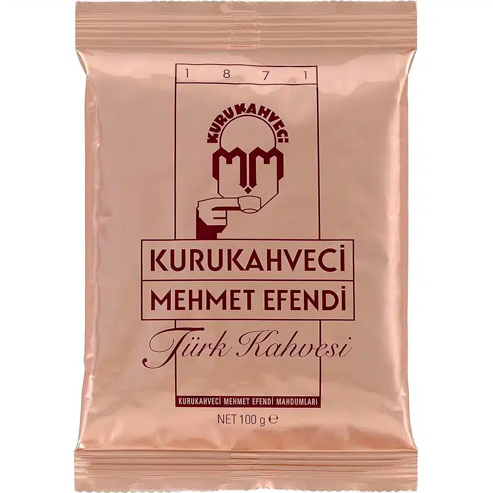 Турецкий молотый кофе Kurukahveci Mehmet Efendi 100г