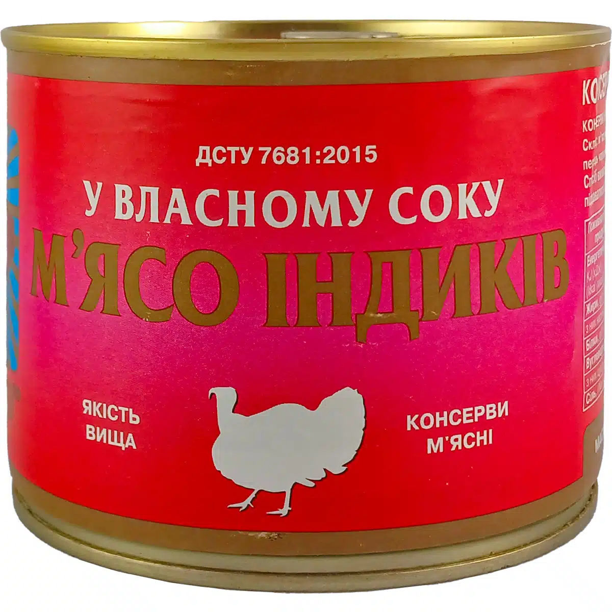 Тушонка мясо Индюков 525г