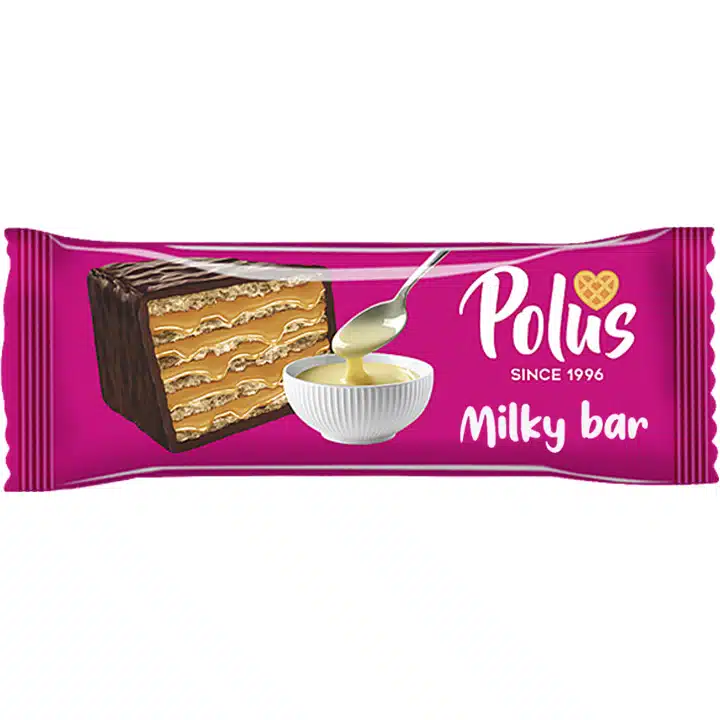 Вафельный батончик Polus Milky bar 50г