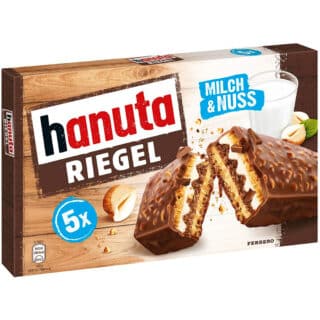 Вафельный батончик Hanuta Riegel (5шт) 173г