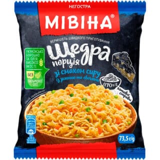 Вермишель МИВИНА Вермишель Щедрая порция со вкусом сыра