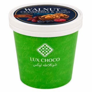 Волоський горіх з журавлиною та родзинками Lux Choco 200г