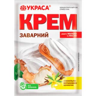 Заварной крем с ванильно-сливочным ароматом Украшение 75г