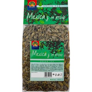 Зелений чай Меліса з м'ятою 100г