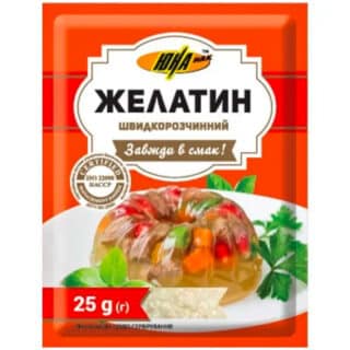 Желатин пищевой быстрорастворимый Юна 25г