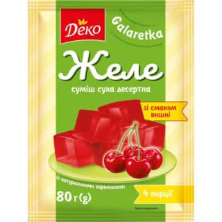 Желе Противень со вкусом вишни 80г