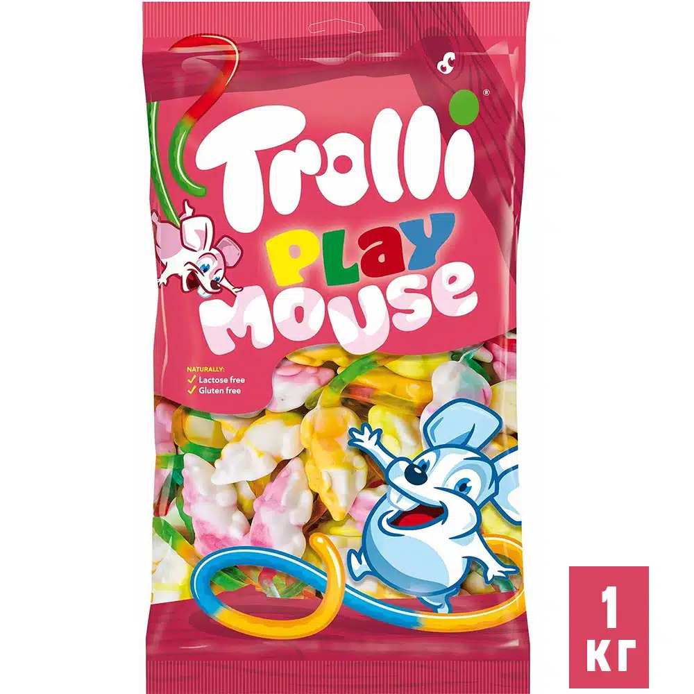Желейные конфеты Trolli Игрушечные Мышата 1 кг Желейные конфеты Trolli Игрушечные Мышата 1 кг
