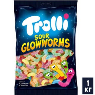 Желейные конфеты Trolli Червячки в сахаре 1 кг